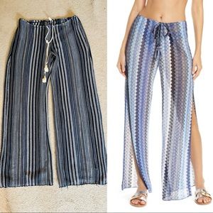 Becca crochet swim pant cover up